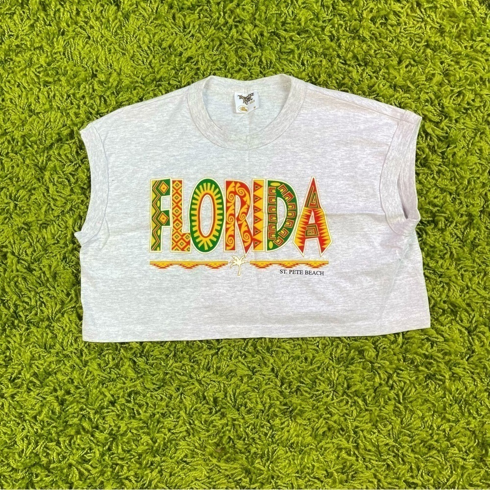 VINTAGE CROP TOP FLORIDA